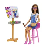 Mattel HCM85 — Игровой набор Barbie Художественная студия с куклой и аксессуарами HCM85 — фото 3