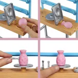 Mattel HCM85 — Игровой набор Barbie Художественная студия с куклой и аксессуарами HCM85 — фото 4