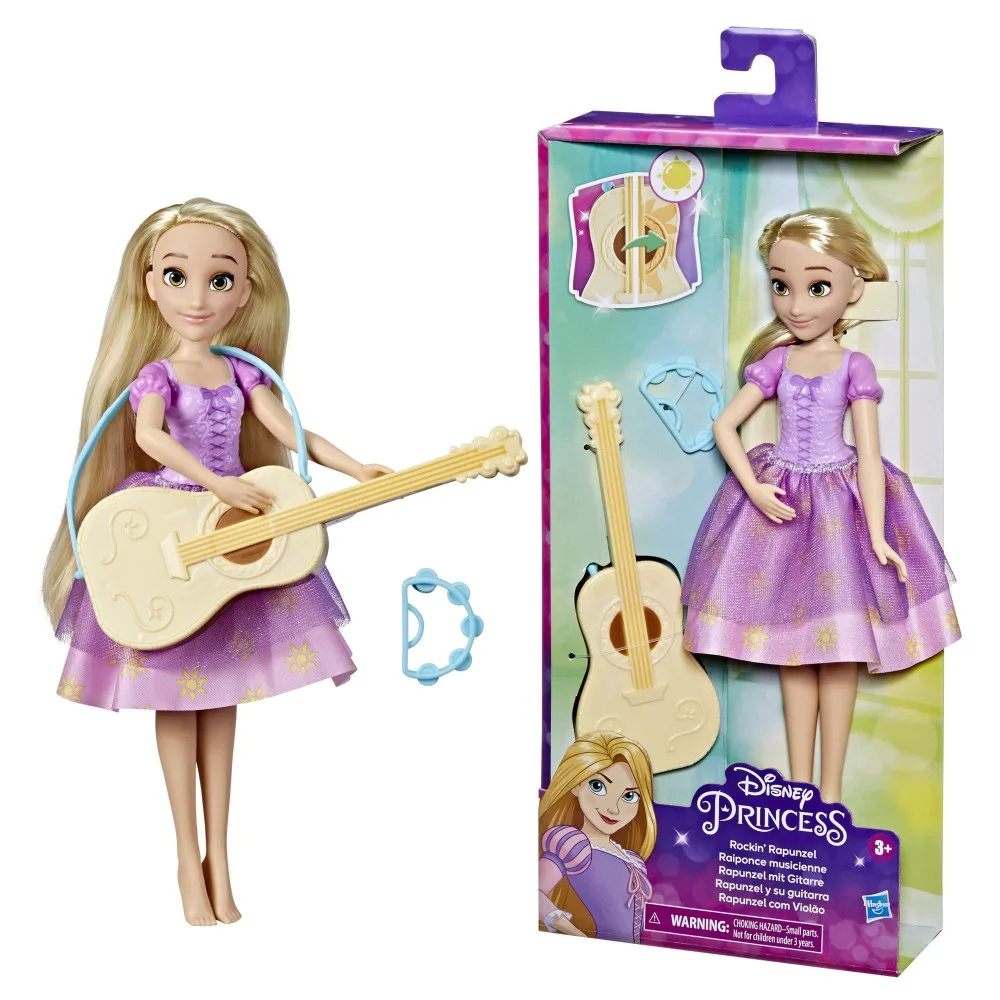 Hasbro F3379 F3391 — Кукла Disney Принцесса Рапунцель с гитарой Время приключений F3391