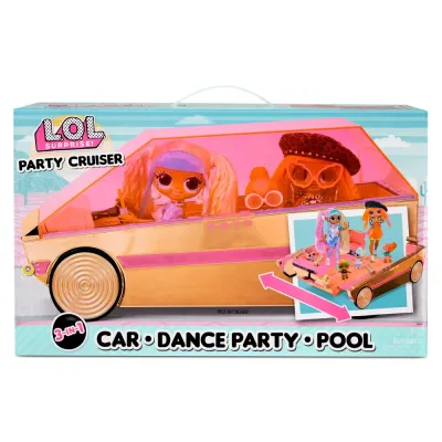 MGA Entertainment 118305EUC — Игровой набор L.O.L. Surprise Машина-кабриолет 3-в-1 с бассейном и танцполом 118305