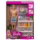 Mattel GRN75 — Игровой набор Barbie Бар смузи с куклой и аксессуарами GRN75 — фото 6