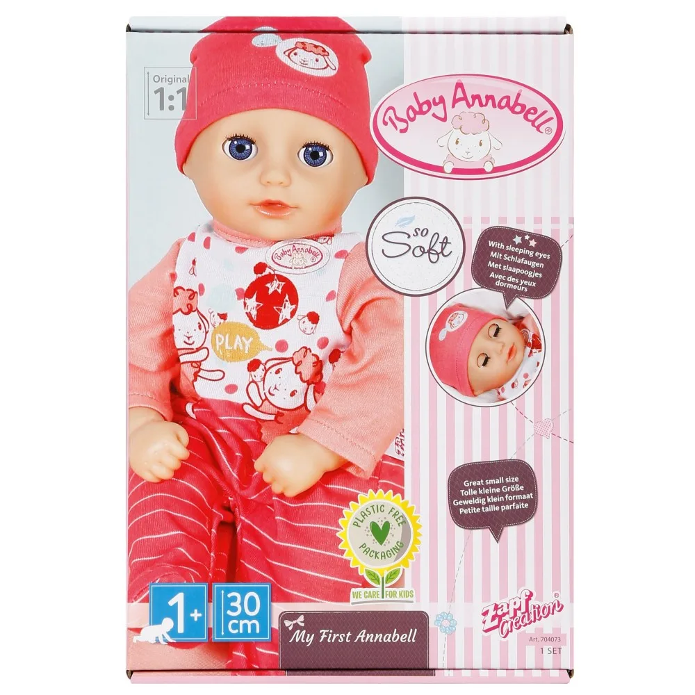 Zapf Creation 704073 — Кукла Baby Annabell Моя первая Аннабелль 30 см