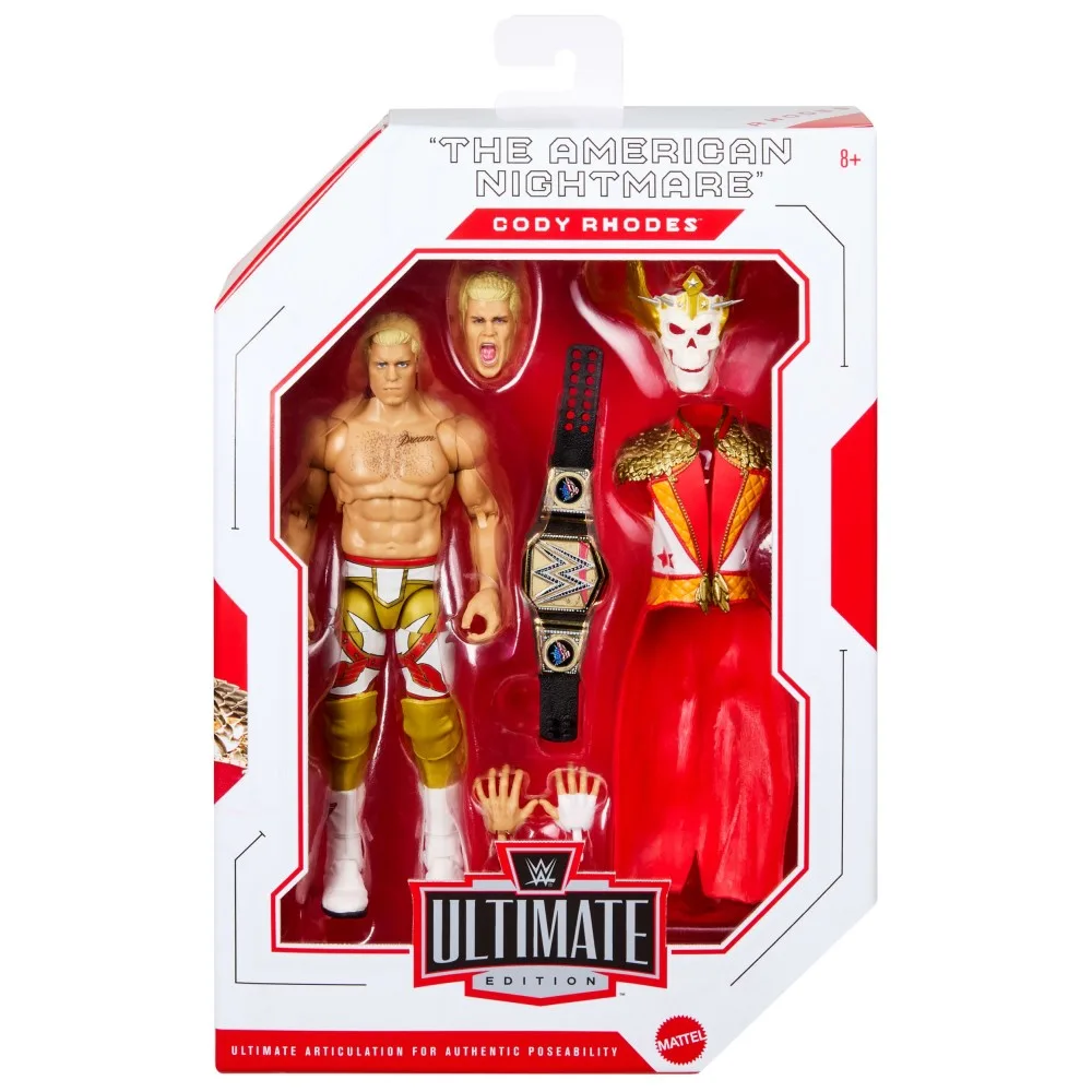 Mattel JHV89 — Фигурка WWE Коди Роудс «The American Nightmare» Ultimate Edition 15 см JHV89