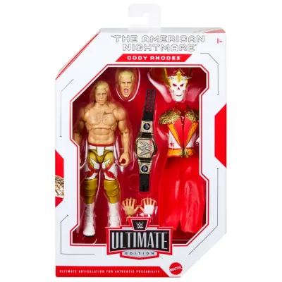 Mattel JHV89 — Фигурка WWE Коди Роудс «The American Nightmare» Ultimate Edition 15 см JHV89