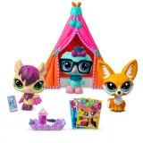 TM Toys LPS01037 — Игровой набор Littlest Pet Shop «Пижамная вечеринка» с тремя зверюшками и аксессуарами — фото 3