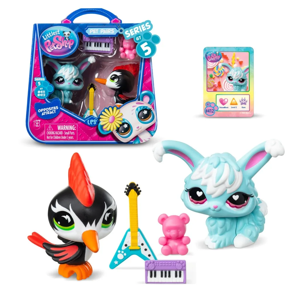 TM Toys LPS01040 C — Игровой набор Littlest Pet Shop «Панк и Милашка» 2 зверюшки