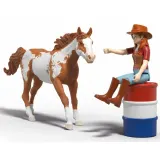 Schleich S 42775 — Западное приключение Ханны с мерином Paint Horse Horse Club — фото 3