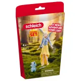 Schleich S 81468 — Волшебная забота о животных фея с питомцем — фото 1