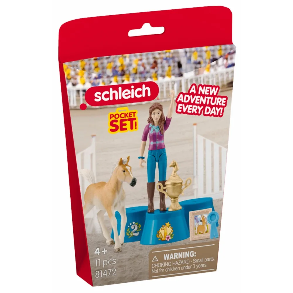 Schleich S 81472 — Вручение наград с Лизой и жеребёнком Horse Club