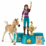 Schleich S 81472 — Вручение наград с Лизой и жеребёнком Horse Club — фото 2