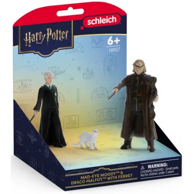 Schleich S 14907 — Грозный Глаз Муди и Драко Малфой с хорьком