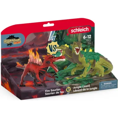 Schleich S 70834 — Огненный Ящер vs Ящур Джунглей