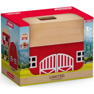Schleich S 42602 — Красная ретро-стодола