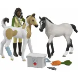 Schleich S 42777 — Ветеринарная аптечка Сары с лошадьми — фото 2