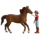 Schleich S 42711 — Ханна и Кайенн, мерин Quarter Horse — фото 2