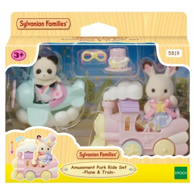 Epoch 5819 — Sylvanian Families «Забавные машинки в парке аттракционов — набор с фигурками» 5819
