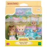 Epoch 5749 — Sylvanian Families «Забавы в бассейне — три фигурки зверят Baby Trio» 5749 — фото 1