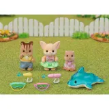 Epoch 5749 — Sylvanian Families «Забавы в бассейне — три фигурки зверят Baby Trio» 5749 — фото 5