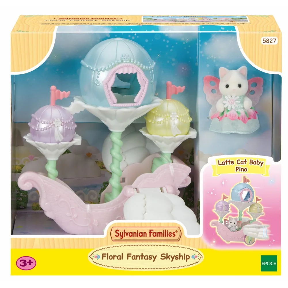 Epoch 5827 — Sylvanian Families «Летающий цветочный экипаж фей» 5827
