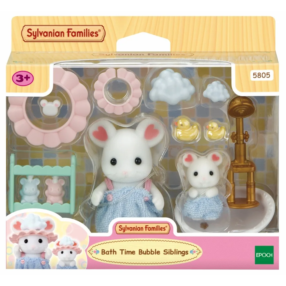 Epoch 5805 — Sylvanian Families «Пенная ванна с мышками» 5805