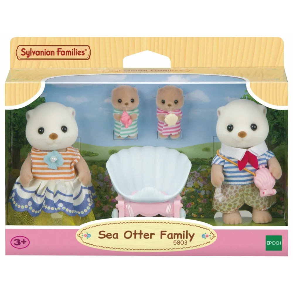 Epoch 5803 — Sylvanian Families «Семья морских выдр» 5803