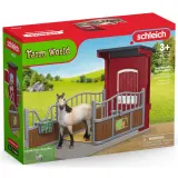 Schleich S 42724 — Стойло для пони с кобылой мустанга — фото 1