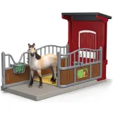 Schleich S 42724 — Стойло для пони с кобылой мустанга — фото 2