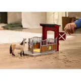 Schleich S 42724 — Стойло для пони с кобылой мустанга — фото 5