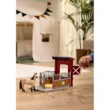 Schleich S 42724 — Стойло для пони с кобылой мустанга — фото 6