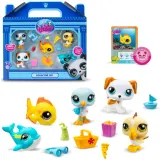 Littlest Pet Shop - Пляжный набор с пятью животными 5-ПАК + аксессуары LPS00517 — фото 1