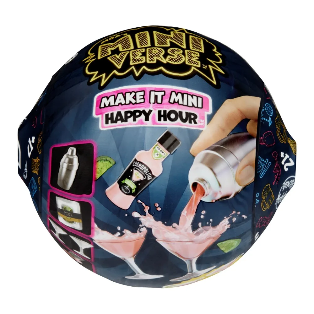 MGA Entertainment 513841 — MGA's Miniverse «Мини-коктейли Happy Hour» — набор-сюрприз для творчества 513841