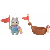 Epoch 5761 — Sylvanian Families «Остров с водопадом Secret Forest» с фигуркой щенка хаски 5761 — фото 4
