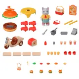 Sylvanian Families - Передвижной ресторан с гамбургерами + фигурка котенка 5757 — фото 3