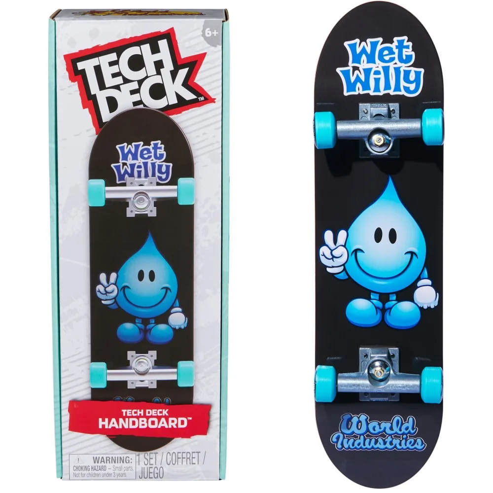 Spin Master 13907 20149301 — Tech Deck MAXI Handboard World Industries Wet Willy — коллекционная мини-доска для рук 20149301