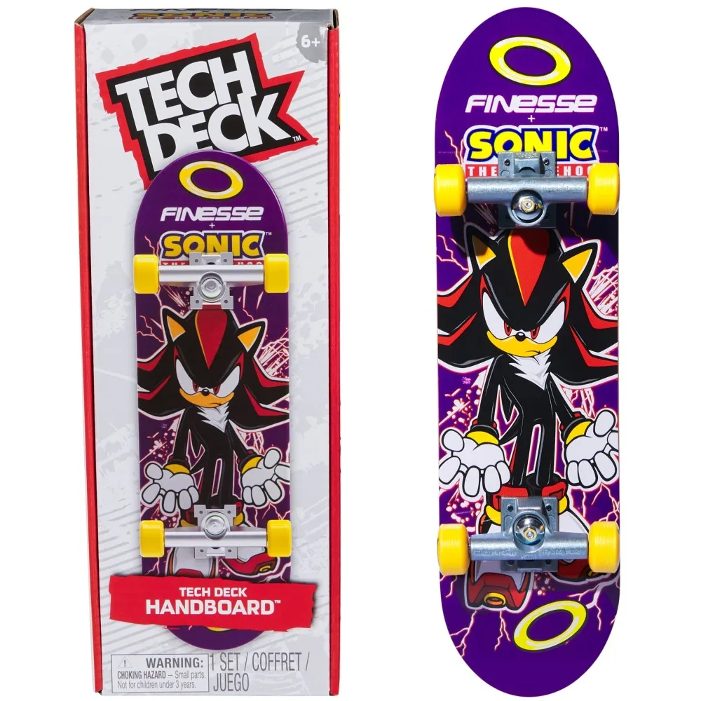Spin Master 13907 20149300 — Tech Deck MAXI Handboard Finesse x Sonic the Hedgehog — коллекционная мини-доска для рук 20149300