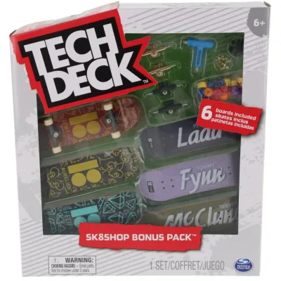 Spin Master 99495 20140999 — Tech Deck «Skateshop Almost» — набор из 6 фингербордов 20140999