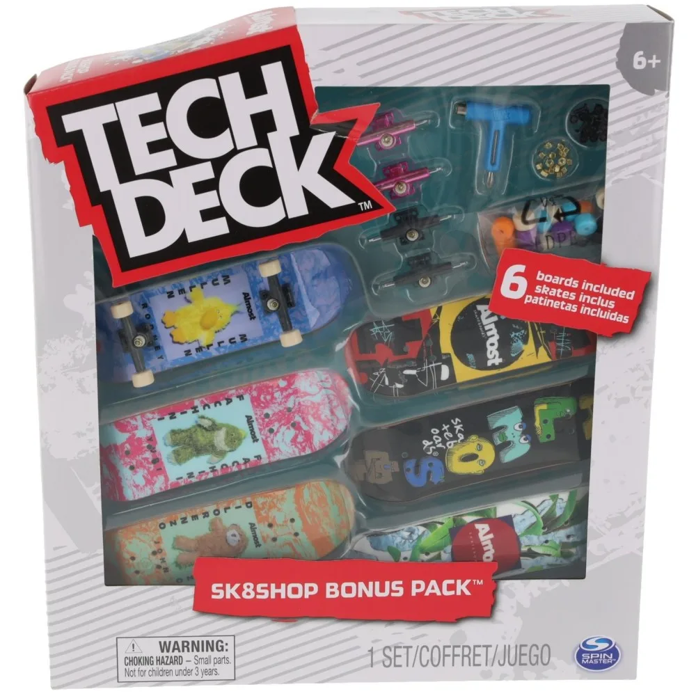 Spin Master 99495 20141000 — Tech Deck «Skateshop Plan B» — набор из 6 фингербордов 20141000