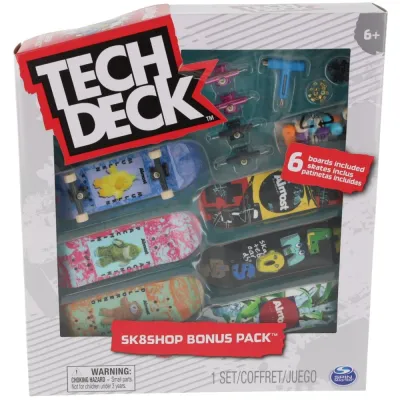 Spin Master 99495 20141000 — Tech Deck «Skateshop Plan B» — набор из 6 фингербордов 20141000