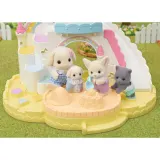 Sylvanian Families - Детский игровой комплекс с бассейном + кролик с опадающими ушками 5746 — фото 8