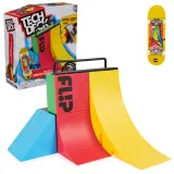 Spin Master 13896 20145975 — Tech Deck X-Connect «Competition Wall 2.0» — стартовый набор рампы с фингербордом Flip 20145975 — фото 1
