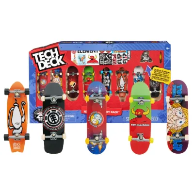 Spin Master 6067138 — Tech Deck «Коллекция с эксклюзивной фигуркой» — набор из 8 фингербордов 20142285
