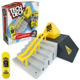 Spin Master 13896 20141008 — Tech Deck X-Connect «Pyramid Shredder» — стартовый набор рампы с фингербордом Almost 20141008 — фото 1