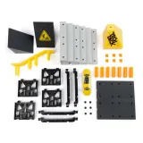 Spin Master 13896 20141008 — Tech Deck X-Connect «Pyramid Shredder» — стартовый набор рампы с фингербордом Almost 20141008 — фото 4