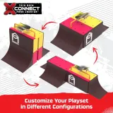 Spin Master 13896 20141010 — Tech Deck X-Connect «Vert Wall 2.0» — стартовый набор рампы с фингербордом SK8MAFIA 20141010 — фото 6