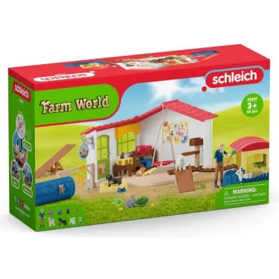 Schleich Farm World - Отель для животных с аксессуарами 42607