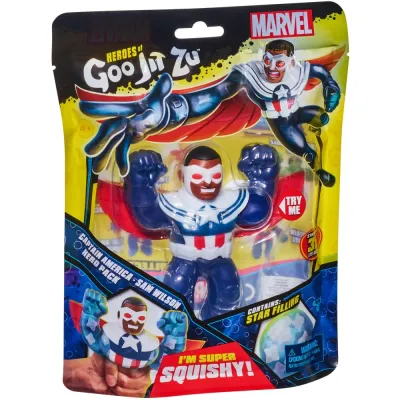 Character GOJ41371 — Тянущаяся фигурка Goo Jit Zu Капитан Америка GOJ41371