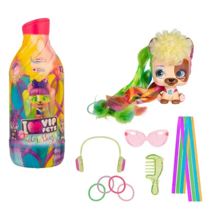 IMC Toys 712003 — Игрушка-сюрприз I Love VIP Pets «Пёсик с длинными волосами» Colour Boost для причёсок