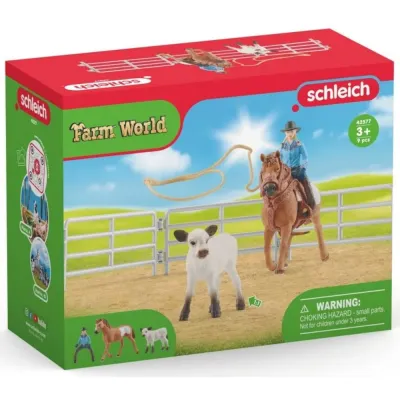 Schleich S 42577 — Набор ковбойка и ловля на лассо