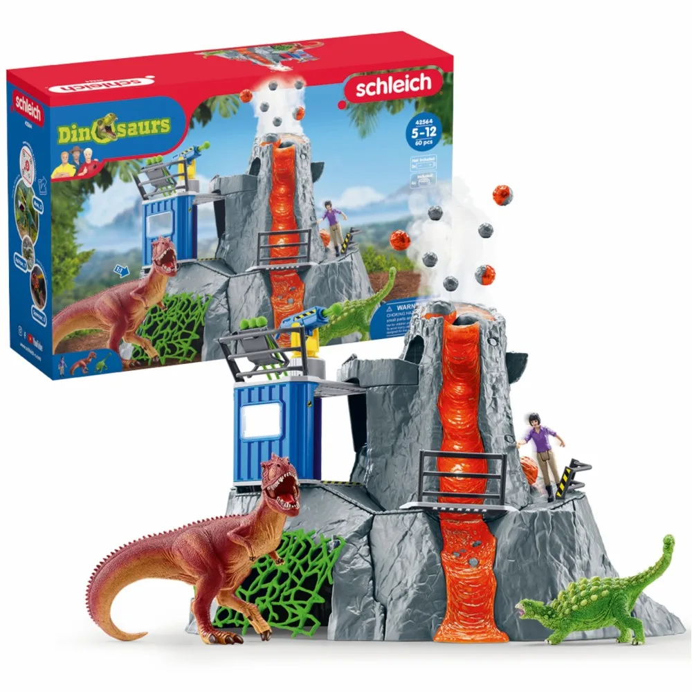 Schleich S 42564 — Игровой набор Большая экспедиция к вулкану