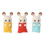 Epoch 5532 — Sylvanian Families «Тройняшки кроликов с шоколадными ушками» 5532 — фото 4